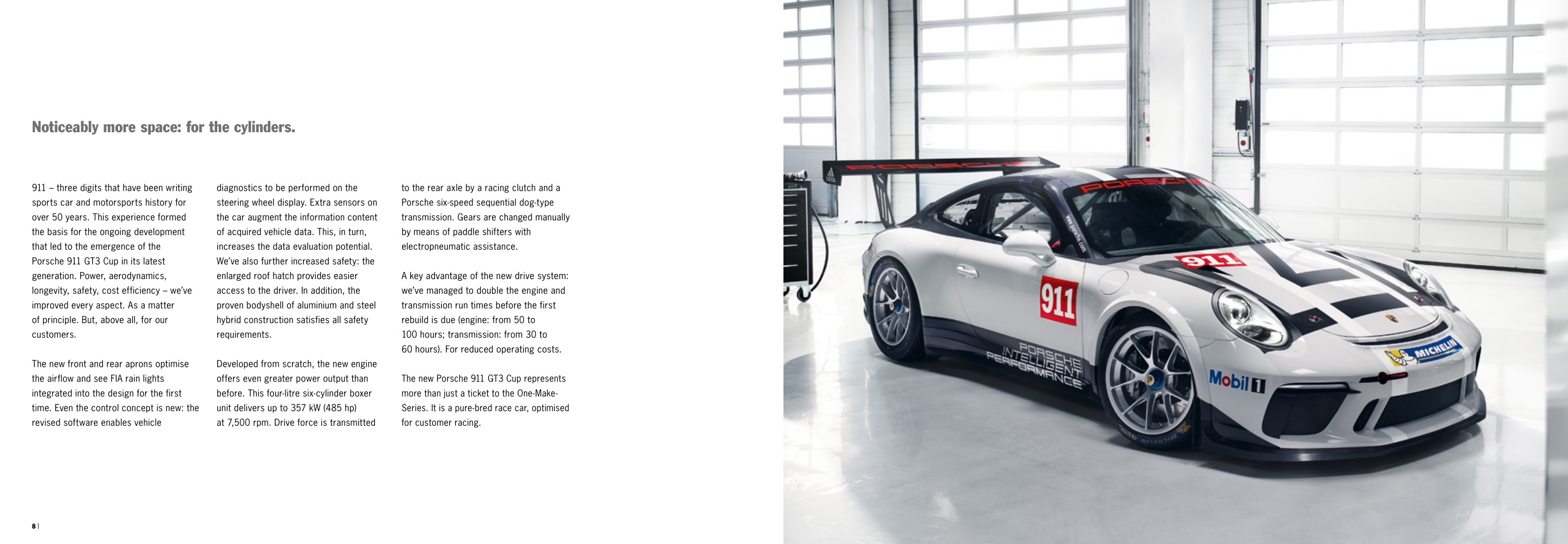 2017 Porsche 911 GT3 Cup Brochure Page 4